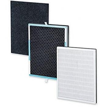 Beurer LR 500 660.07-Set purificador de Aire LR-500 HEPA13 con Rendimiento del filtrado del 99.95% y Filtro de carbón Activo