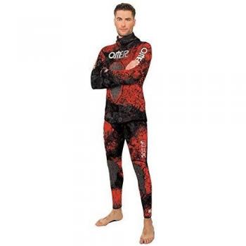 OMER Red Stone - Chaqueta + pantalón de 5 mm, Talla 6, Unisex para Adulto, Multicolor, Talla única