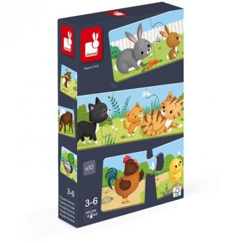 Puzzle Trionimo de Animales - 30 Piezas