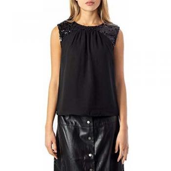 JACQUELINE de YONG Top Mujer Small Negro