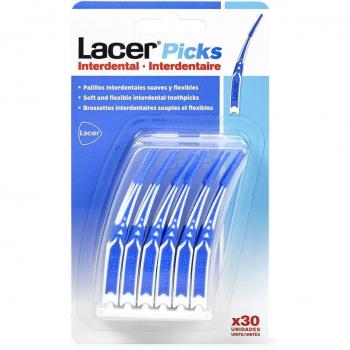 Lacer Interdental Picks Toothpicks 30 Units