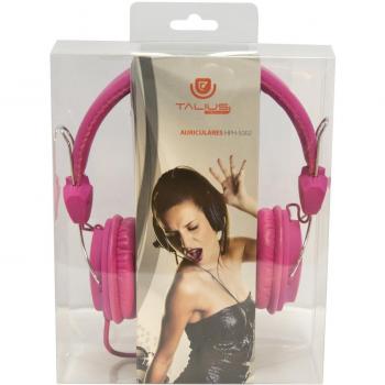 Talius HPH-5002 - Auricular Diadema, microfono, Manos Libres, Color Rosa