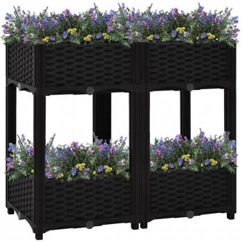 vidaXL Raised Bed 80x40x71 cm Polypropylene