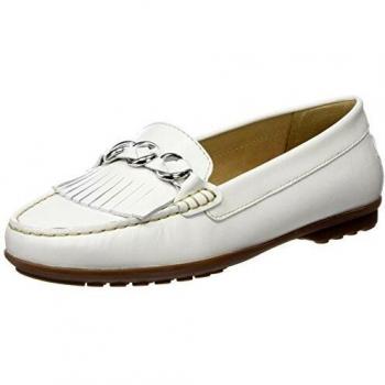 Geox D Elidia A, Mocasines Mujer, Blanco