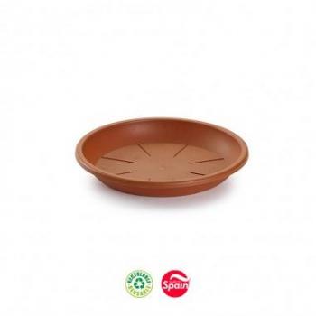 Plasticforte Plato para Maceta de Color 24 cm