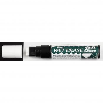 Marker Pentel SMW56, Kreda Blanca, Wet Erase, Punta Cónica 8-16mm