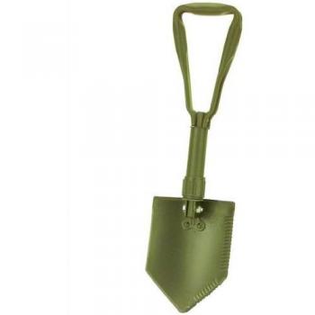 Pala Plegable Idealspaten Olivgrün con Mango de Aluminio