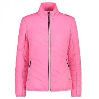 CMP Women's Pink Fluo Puffer Down Jacket XS