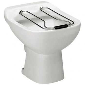 Roca A371055000 Vertedero Porcelana, Garda, Sin Reja INOX, Blanco