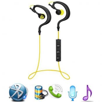 Auriculares Estéreo Bluetooth Deportivos para Smartphone y Teléfono Móvil
