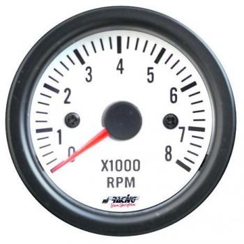 Simoni Racing TM/W Cuentavueltas Elettrico 0-8000 RPM, fondo Blanco