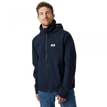 Helly Hansen Victor Waterproof Rain Jacket for Men, Navy, Size S