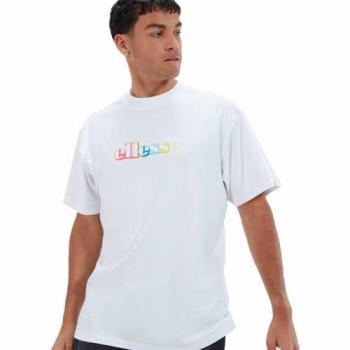 Camiseta Ellesse Monda Tee Blanca de Manga Corta para Hombre