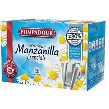Pompadour Té Infusion Manzanilla - 20 bolsitas