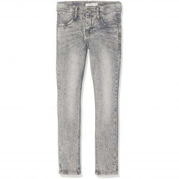 NAME IT Nittika Skinny Dnm Pant Nmt Noos, Jeans para Niñas, Gris