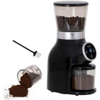 ADLER AD4450 Molinillo de Café Profesional con Sistema de Muelas de Acero, 31 Ajustes de Molienda, Velocidad de 90 g/min para Todo Tipo de Cafeteras, Temp