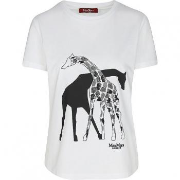 Max Mara Studio Women's Rita White T-Shirt Size XS