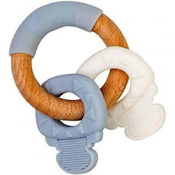 Nature ToyLlaves | Modrdedor para bebes | Con forma de llave |Color azul