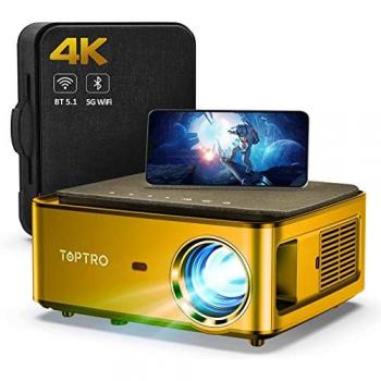 Proyector Yaber K2S Full HD 1080p, 800 ANSI Lúmenes, WiFi, Bluetooth, Altavoz JBL Integrado, Autofocus y Keystone Automático