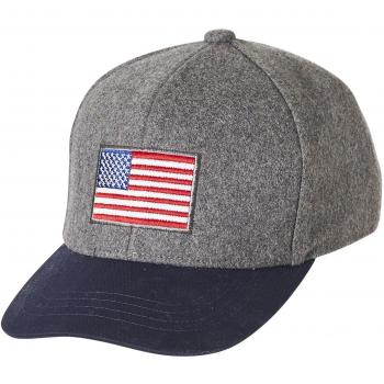 VERTBAUDET Gorra Bandera niño Gris Medio Jaspeado 4/6 Anos