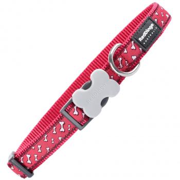 Red Dingo GmbH 9330725072435 Collar Perro Flying Bones, XL, Rojo