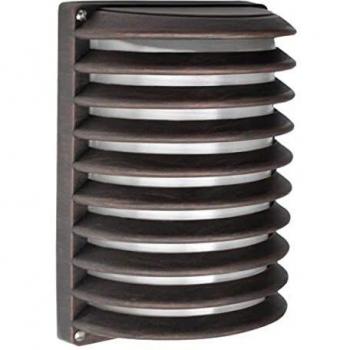 Aplique exterior aluminio Achernar 1xE27 marrón