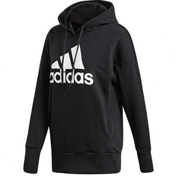 adidas W Bos Long HD Sudadera, Mujer, Black/White, L