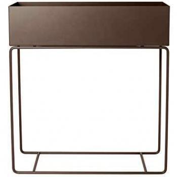Ferm Living Plant Box Jardinera, Metal, Gris, 65 cm