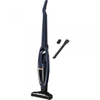 AEG QX7-1-50IB Aspiradora Escoba Sin Cable y de Mano, Batería 21.6V hasta 50 Minutos, Ciclónica, Filtración 5 Pasos, Ergonómico, Función Parking, Luces Cepillo LED, Depósito 0.3L, Azul