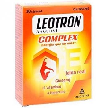 JALEA REAL + GIMDEN + 12 VITAMINAS + 4 MINERALES LEOTRON COMPLEX ANGELINI 30 CAPSULAS