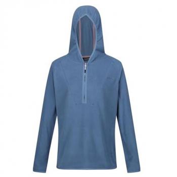 Regatta Women's Warriewood Half Zip Fleece Hoodie - Coronet Blue, Size 8
