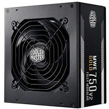 Cooler Master MWE 750 Gold-v2 Totalmente modular, gestión de cables totalmente modular Fuente de alimentación para PC 750W 80 Plus Gold