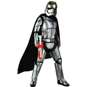 Disfraz de lujo Capitán Phasma Star Wars VII adulto XL plateado-negro