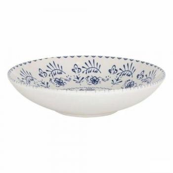 Plato Hondo La Mediterránea Blur Porcelana (12 Unidades) (ø 21 x 5,3 cm)