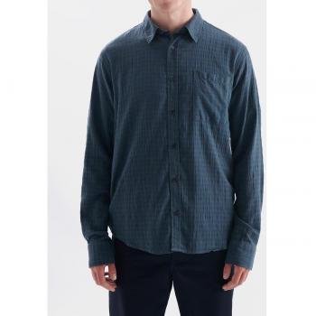 Loreak Mendian Camisa de cuadros de cuello camisero