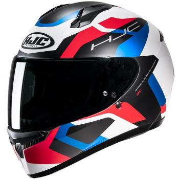 Casco HJC C10 Tins Rojo/Azul/Blanco/Negro MC21SF