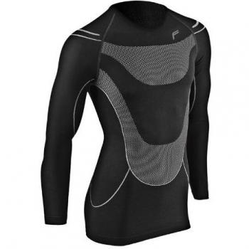 Flite Camiseta de Manga Larga Body Megalight 140 para Hombre, Negra, L, 15-1060-8-2-0002
