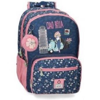 Mochila Enso Little Dreams doble compartimento adaptable
