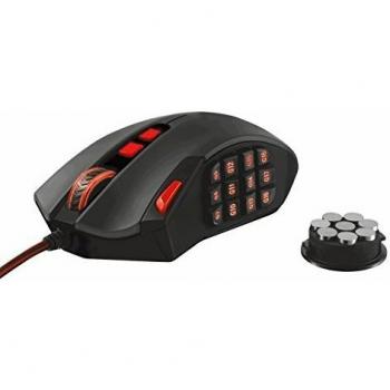 Trust GXT 166 - Ratón Gaming Laser para Juegos MMO