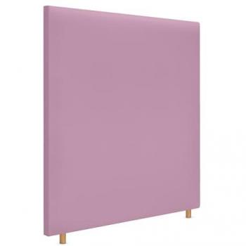 Cabecero Tapizado de Polipiel Rosa Liso hasta el Suelo 105x120cm