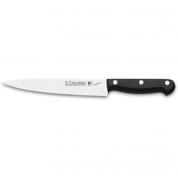 3 Claveles Uniblock - Cuchillo profesional para filetear pescado 17 cm