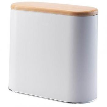 Cubo de basura Kitchen Move Plástico 10 L con tapa push, capacidad de 10 litros, diseño moderno y funcional, ideal para baño y cocina