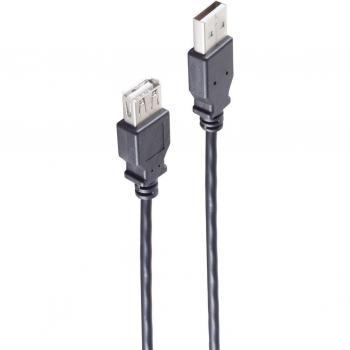 Cable de extensión USB 2.0 Shiverpeaks BASIC-S, 3,0 m, USB A macho a hembra