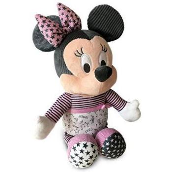 Clementoni - Baby Minnie duerme contigo - peluche bebé interactivo para dormir a partir de 6 meses