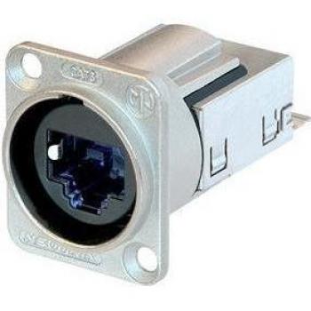Neutrik EtherCon® RJ45 CAT6 Chassis Socket 8P8C Nickel