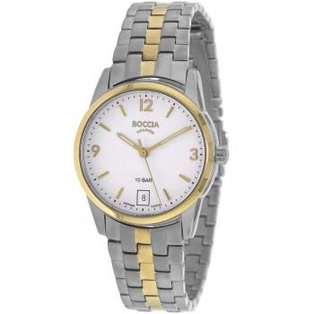 Reloj de Mujer Boccia Titanio Bicolor 30mm 10ATM Analógico