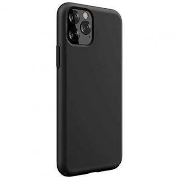 Funda de Silicona y Protección de Cámara para iPhone 11 Pro Negra
