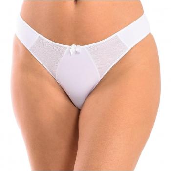 Braguita bikini SELENE 3077 mujer con tejido bordado en micro tul