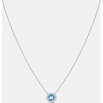 Morellato Collar Mujer Tesori, Plata 925, Circonitas, Aguamarina - SAIW94