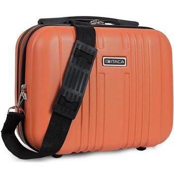 Neceser Rígido ABS Grande de Viaje T71535 Naranja -33x26x14cm-
